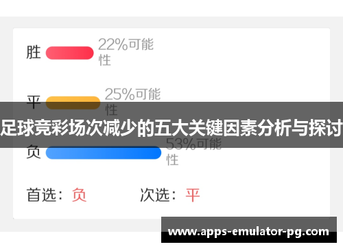 足球竞彩场次减少的五大关键因素分析与探讨 足球竞彩场次减少的五大关键因素分析与探讨